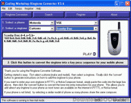 Coding Workshop Ringtone Converter screenshot